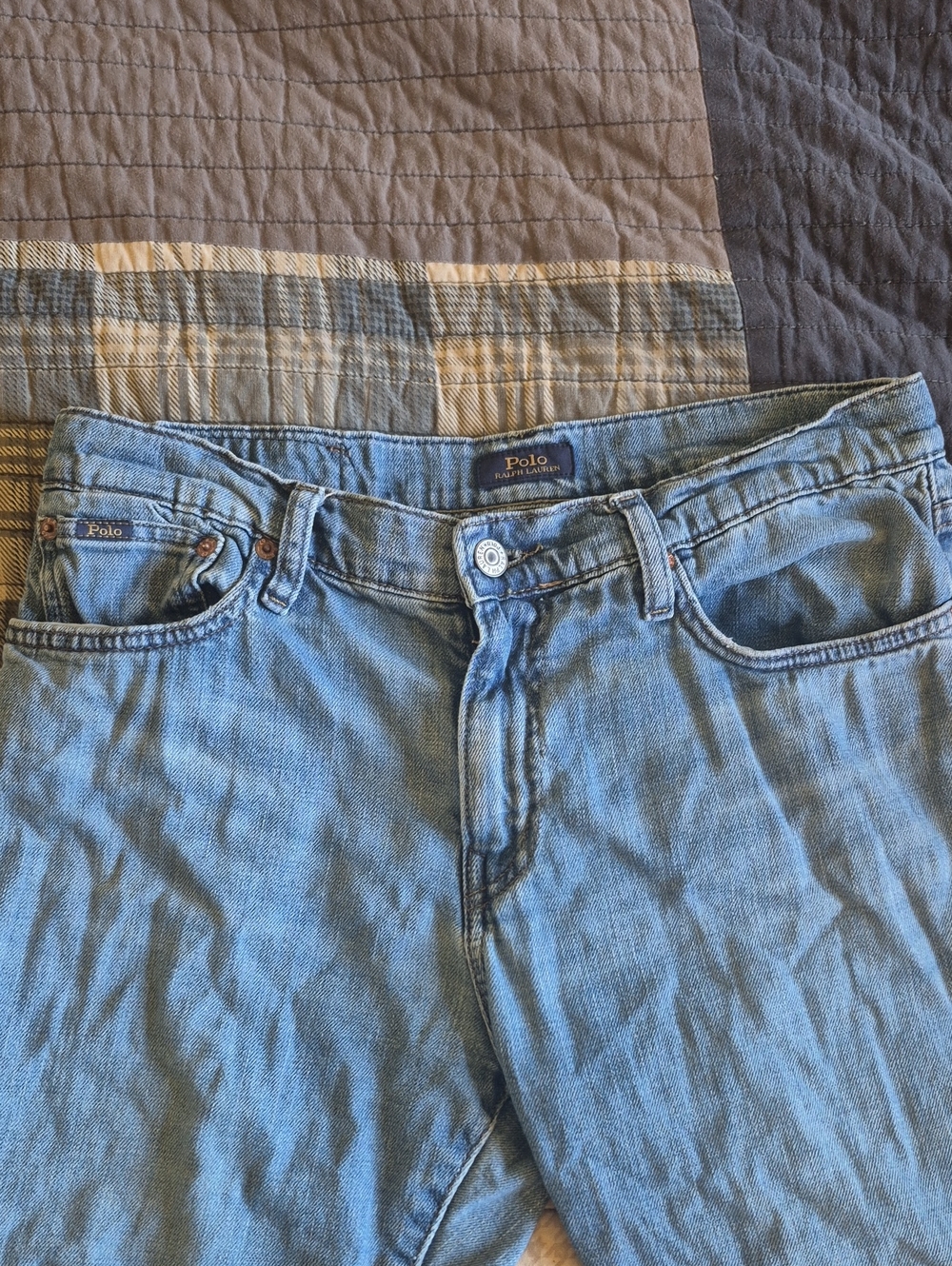 Polo by Ralph Lauren Blue Boys Size 16 Vintage Relaxed Jeans